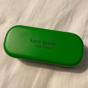 Brand new KATE SPADE Hello Sunshine Hard Shell Protective Glasses Case w/ Cloth